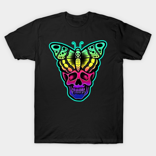 deaths head moth T-Shirt by Squatchyink